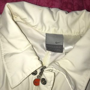 White Nike zipper jacket Size XS 0-2